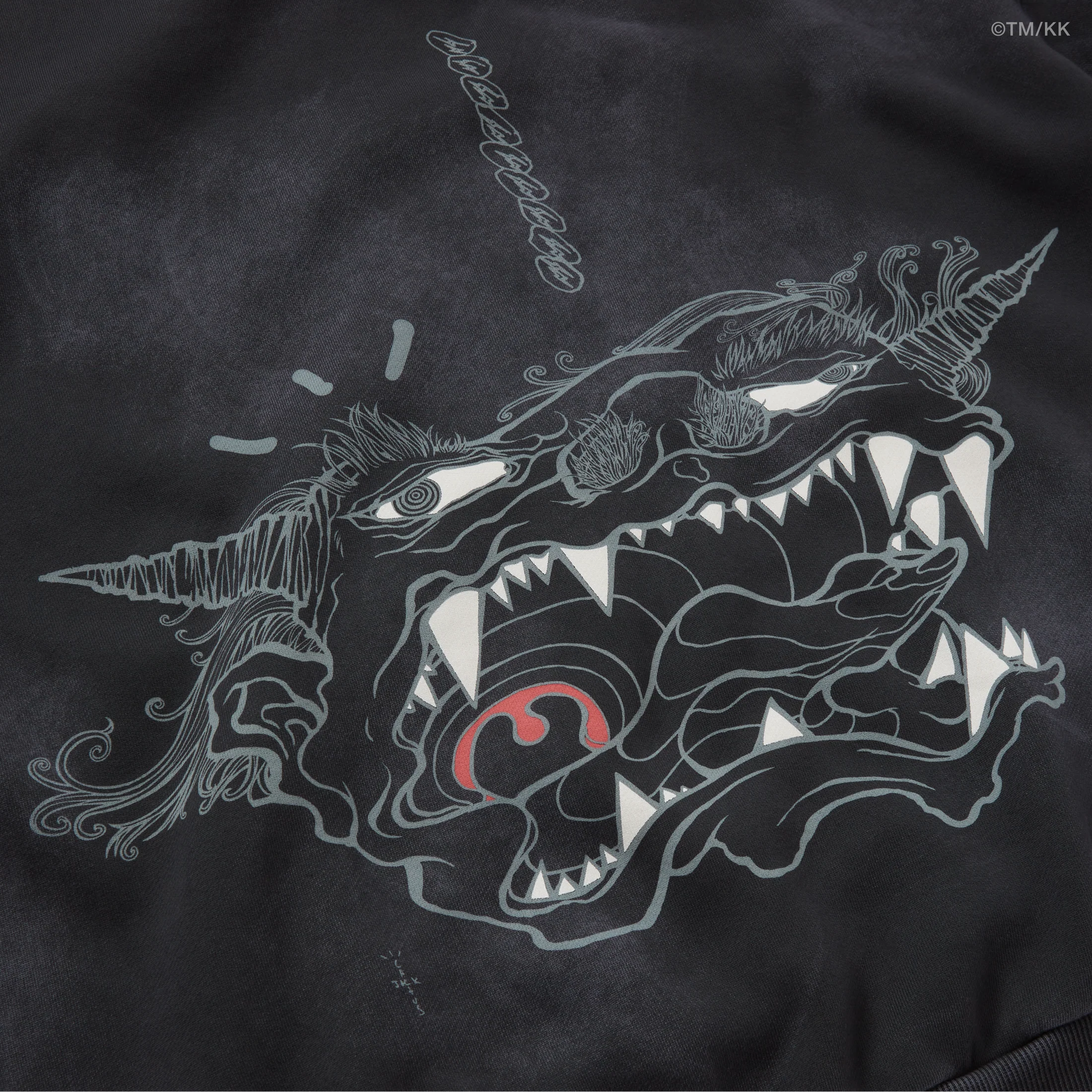 Travis Scott x FRAGMENT x 村上隆「REBORN」拉鍊連帽 ZIP-UP HOODIE