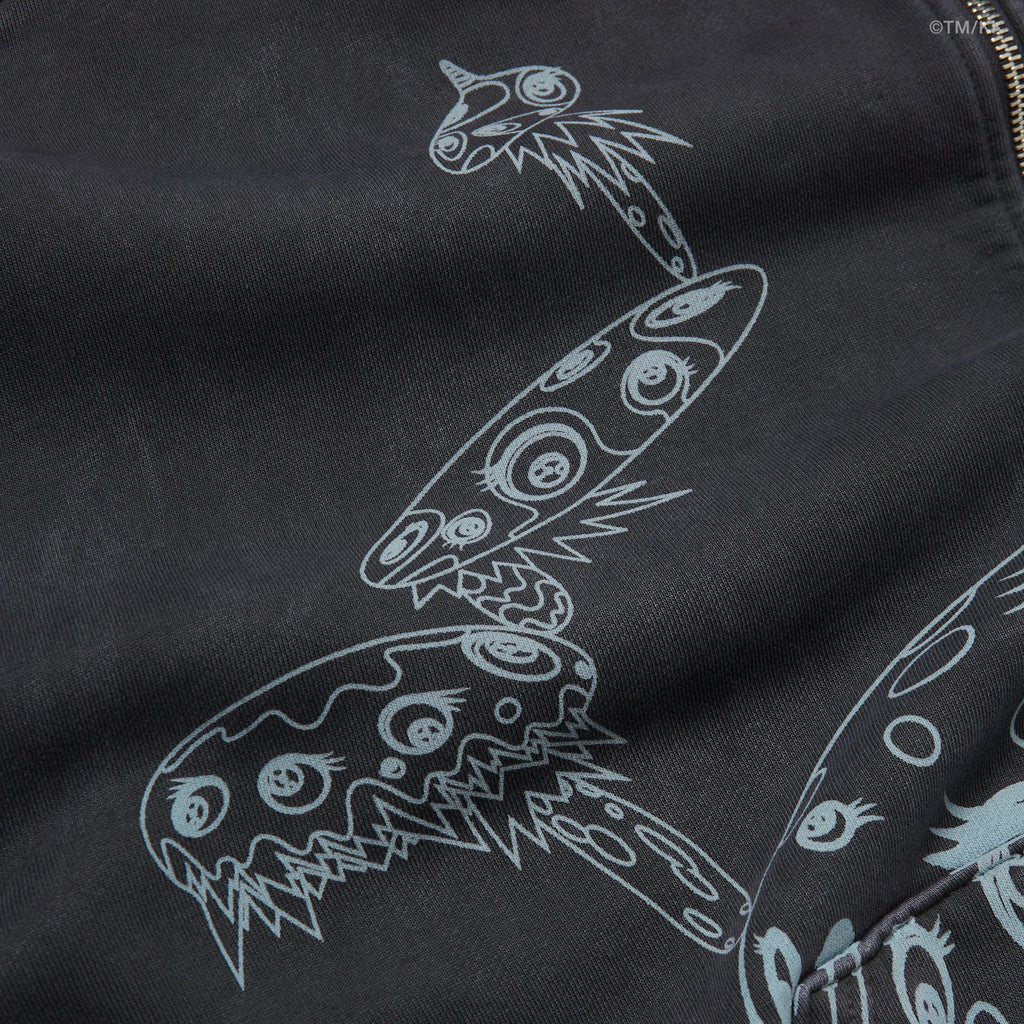 Travis Scott x FRAGMENT x 村上隆「REBORN」拉鍊連帽 ZIP-UP HOODIE
