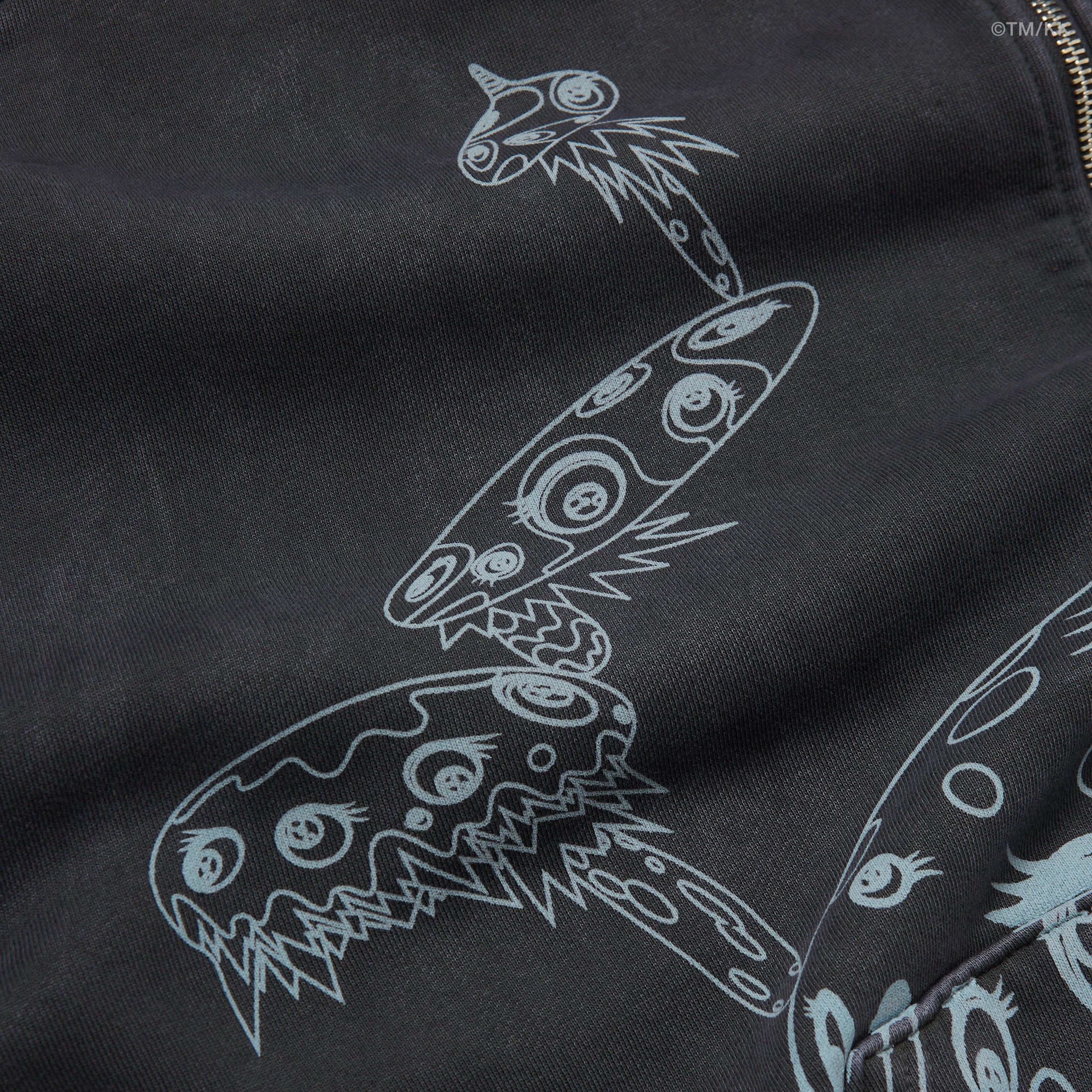 Travis Scott x FRAGMENT x 村上隆「REBORN」拉鍊連帽 ZIP-UP HOODIE