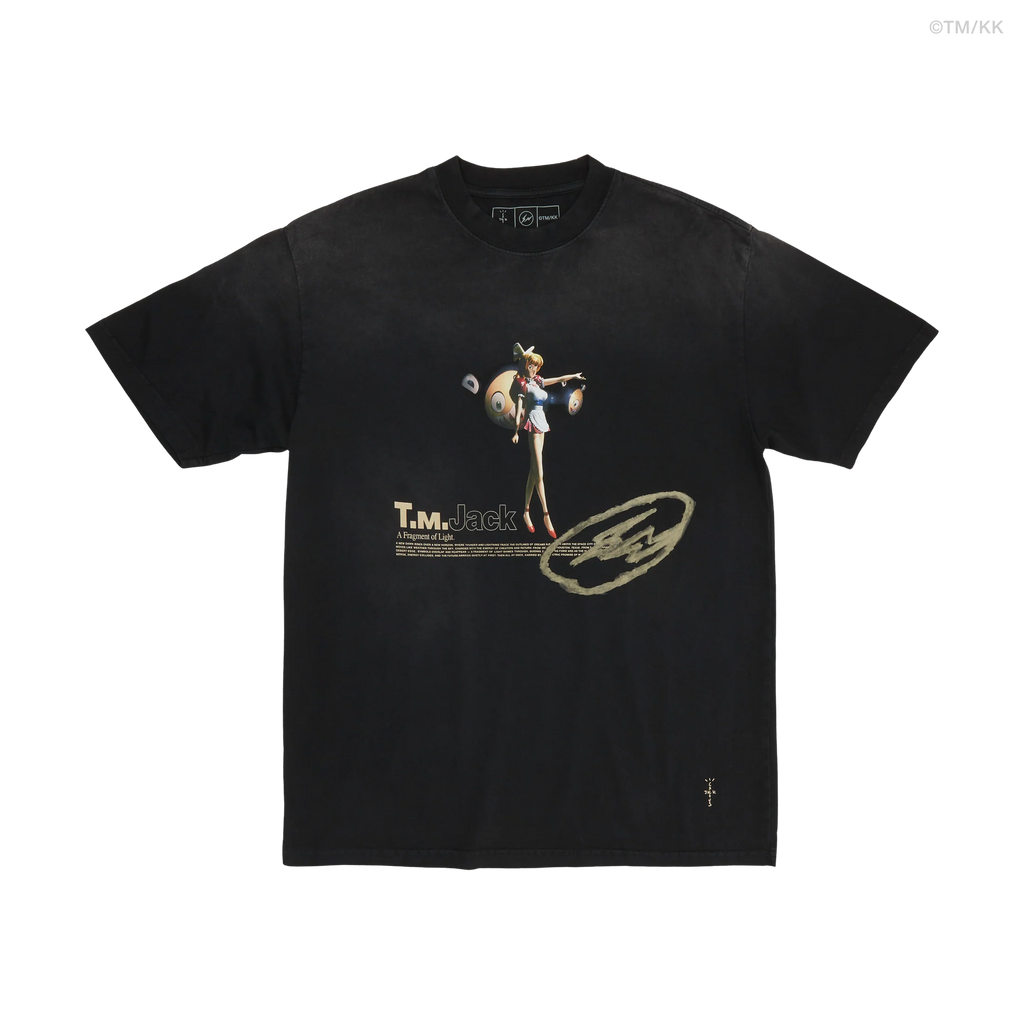 Travis Scott x FRAGMENT x 村上隆「TOKYO JACK」短袖 TEE