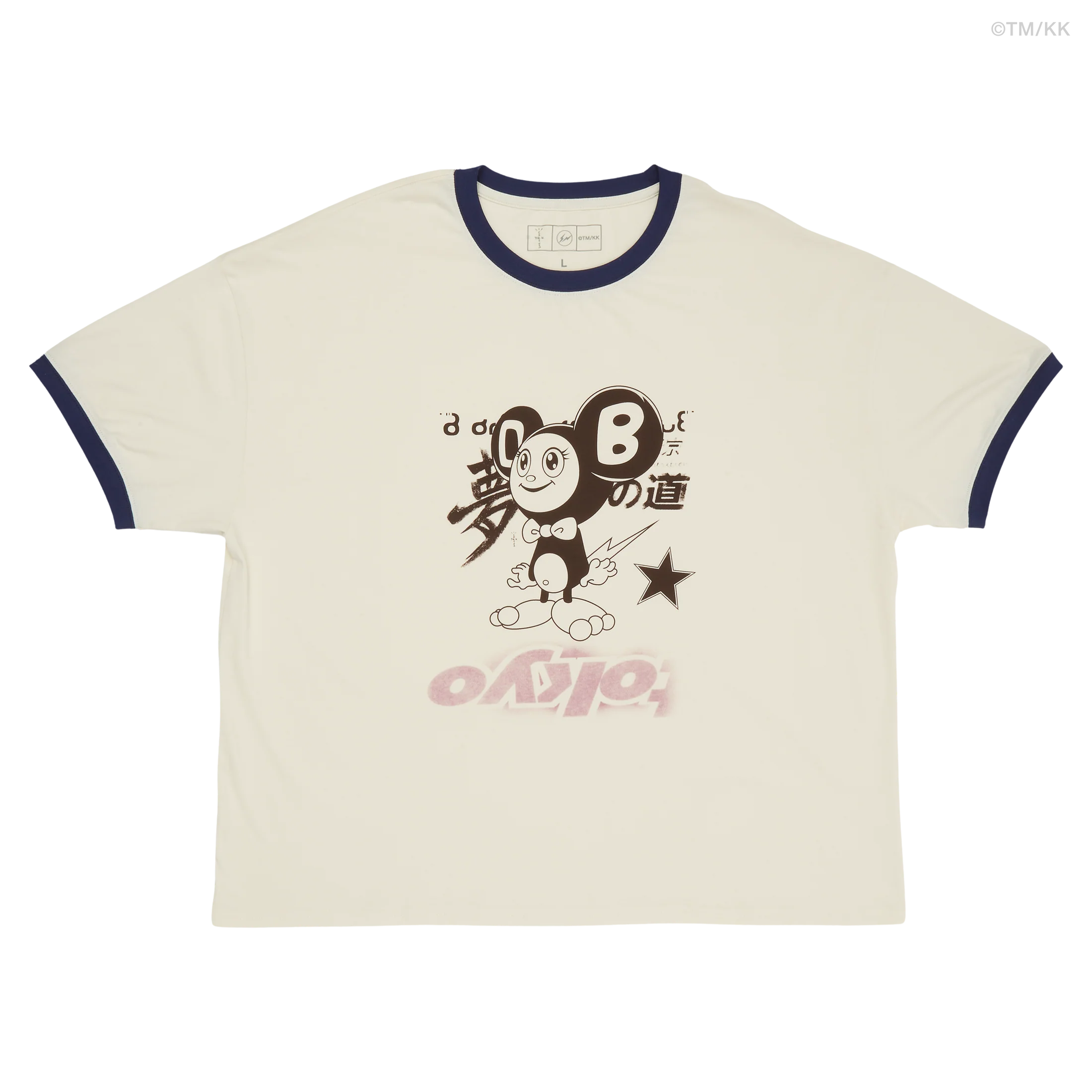 Travis Scott x FRAGMENT x 村上隆「TOKYO RINGER」短袖 TEE