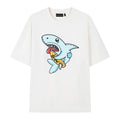 Drew House 鯊魚 短袖T恤 微白色 DH-HJ2121-FIOW