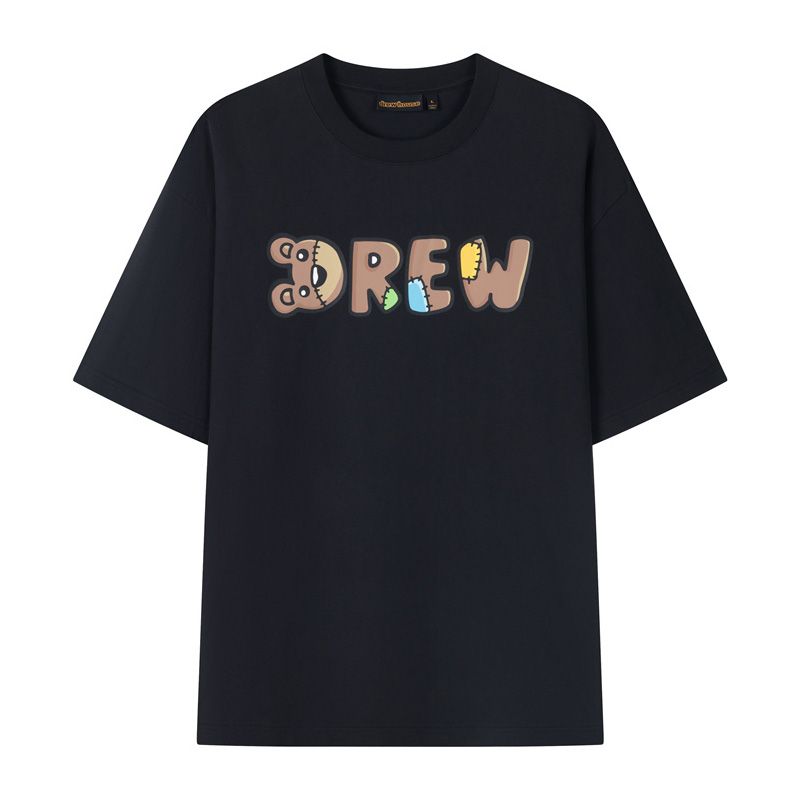 Drew House 小熊字母 短袖T恤 黑色 DH-HJ2509-BL