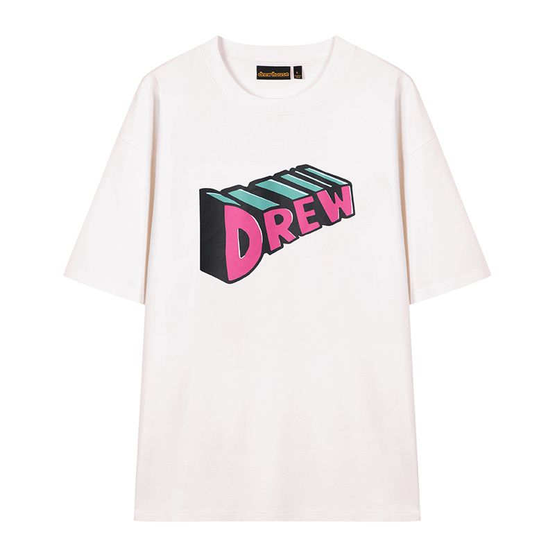 Drew House 立體字母 短袖T恤 白色 DH-HJ2513-OW-微白色