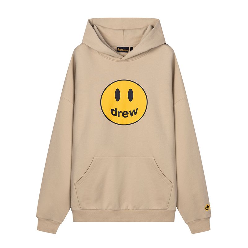 Drew House A笑臉 帽T 沙色 DH-HJ2524