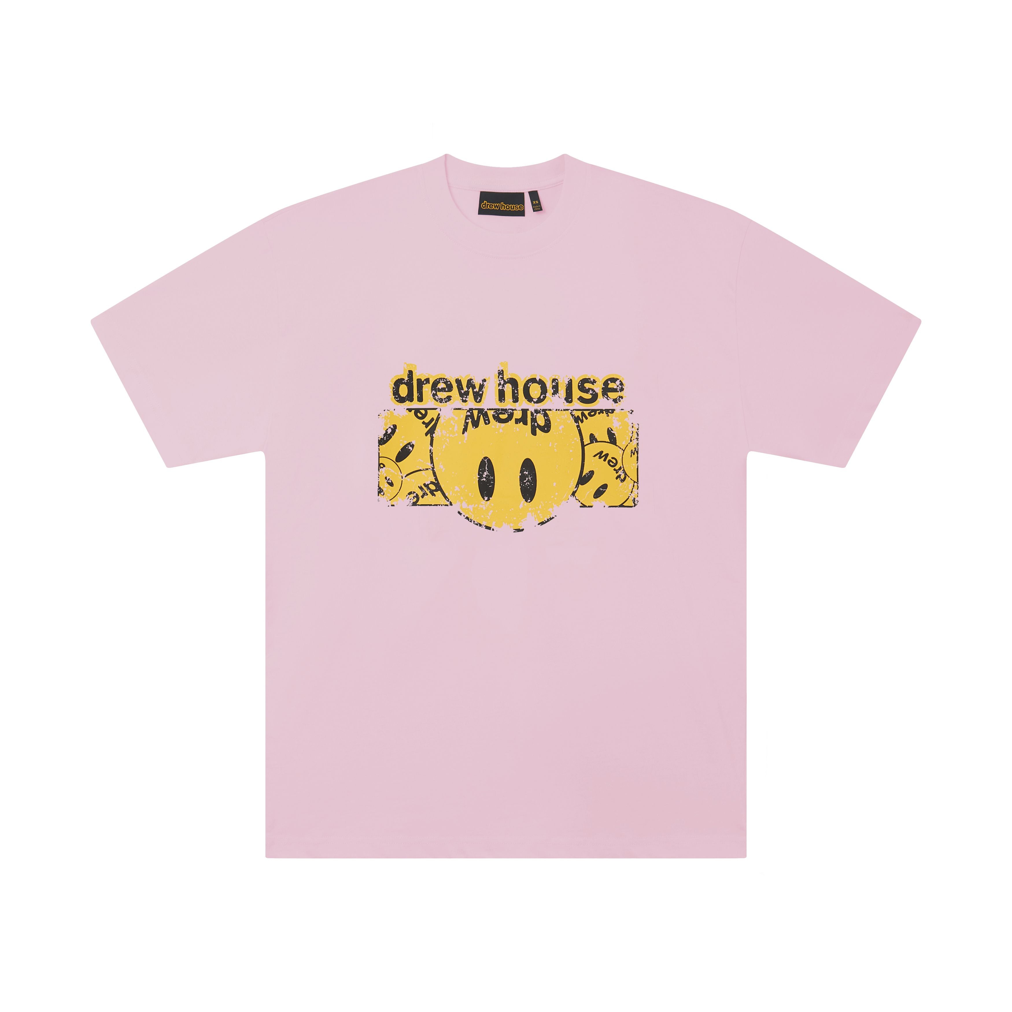 Drew House 倒置笑臉 短袖T恤 淡紫色 DH-HJ2612
