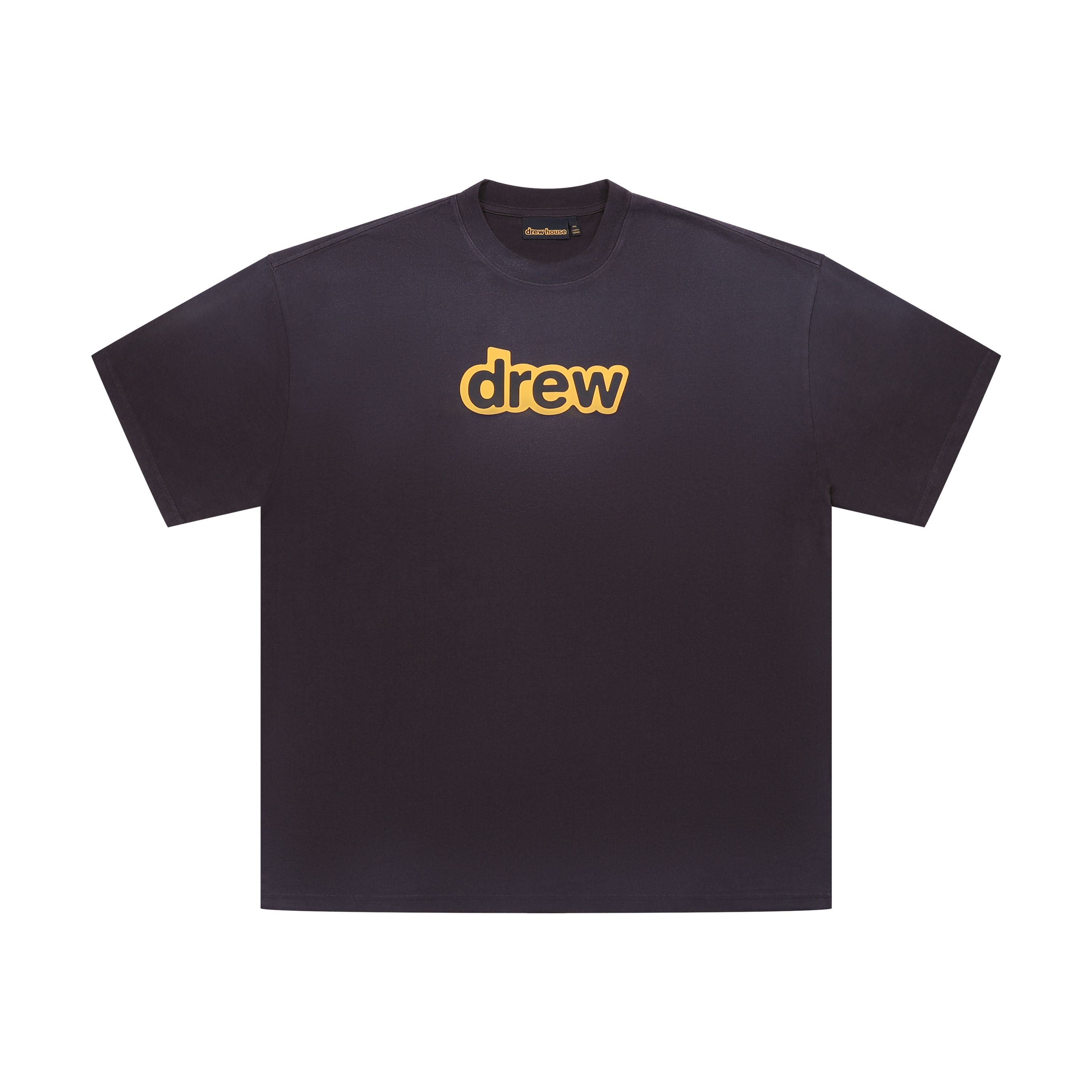 Drew House A字母 短袖T恤 黑色 DH-SS22-699