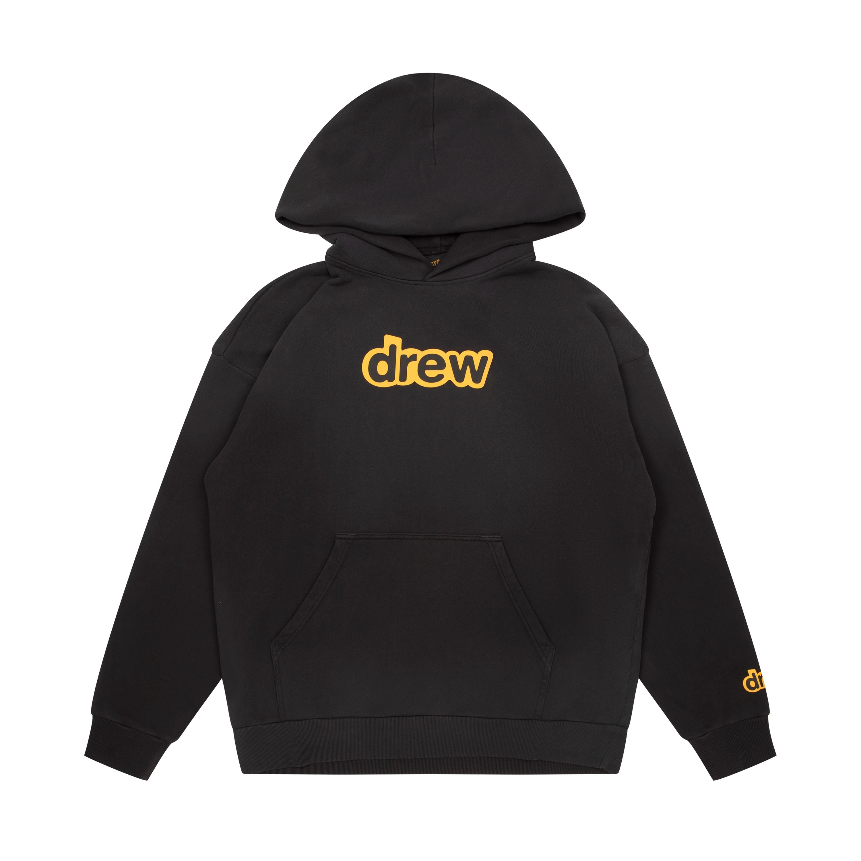 Drew House A字母 帽T 褪黑色 DH-VF31125-SEFB