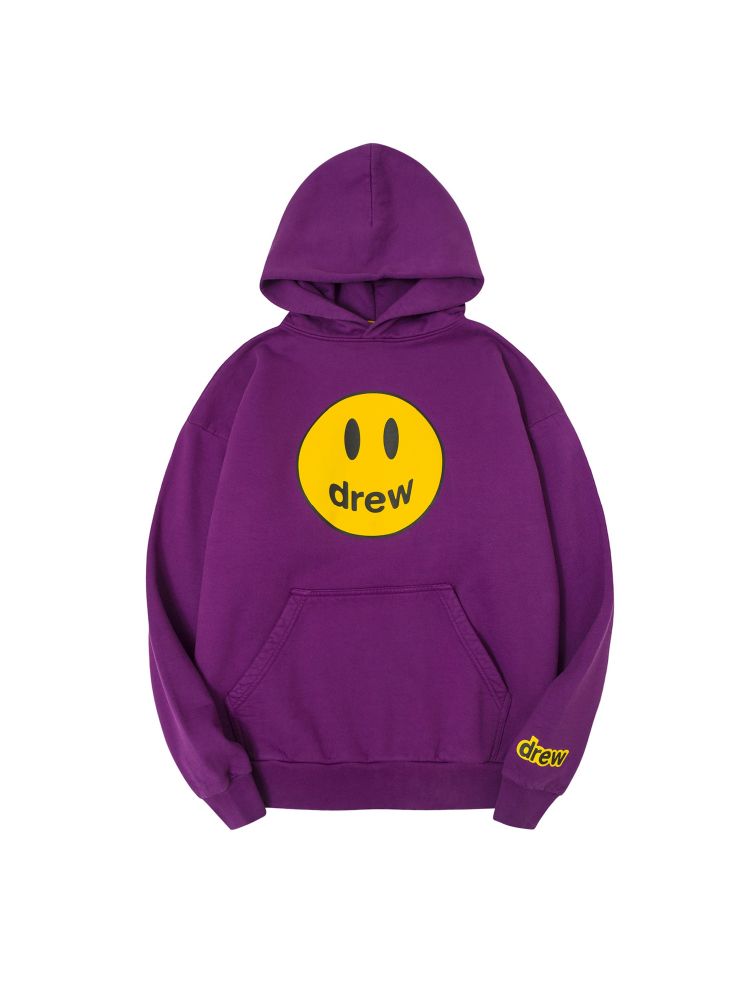 Drew House A笑臉 帽T 紫色 DR-FW20-91
