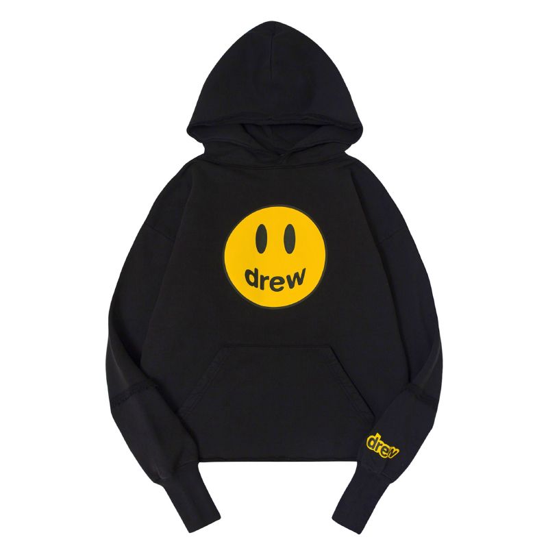 Drew House A笑臉 帽T 黑色 DR-FW20-92