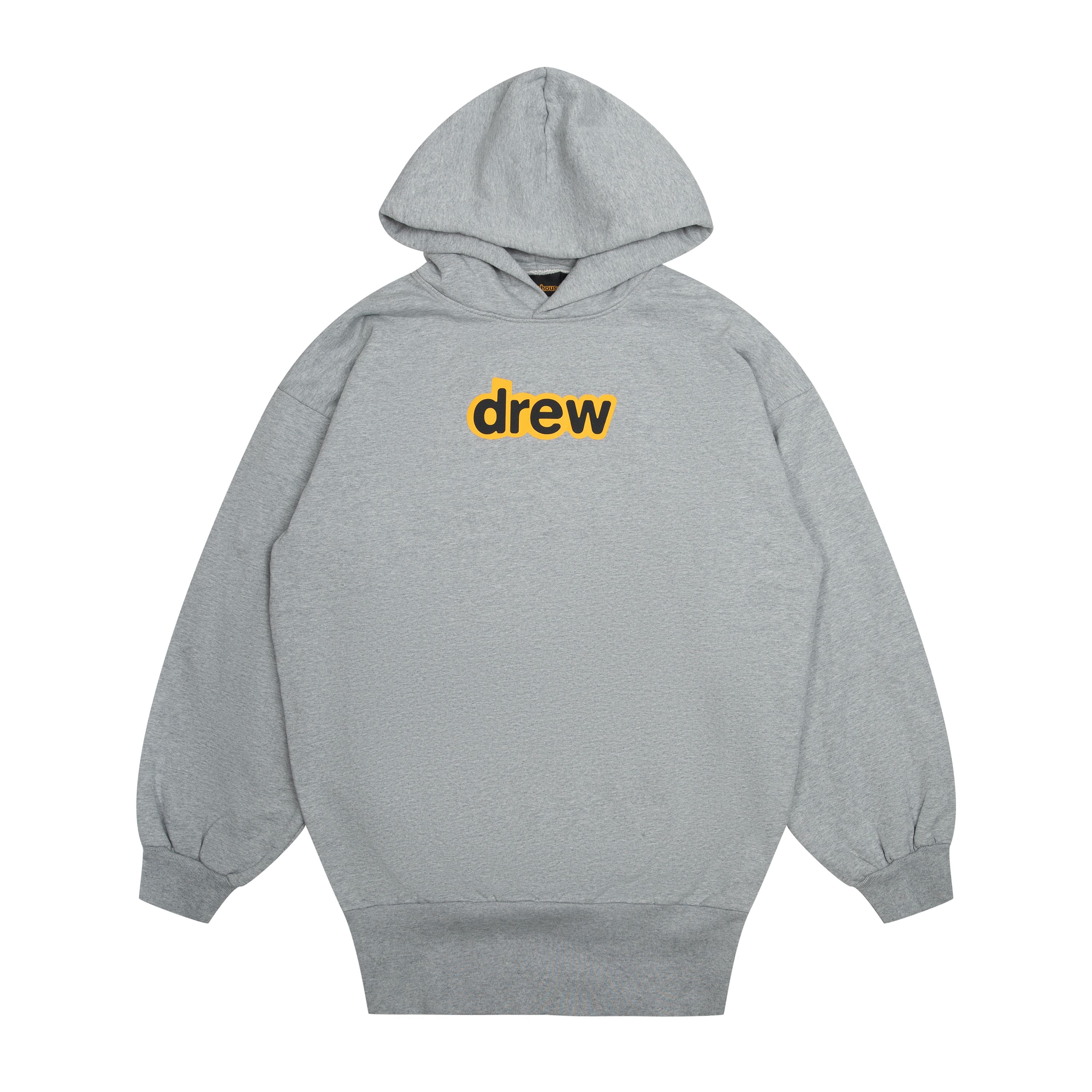 Drew House A字母 帽T 花灰色 DR-FW22-777