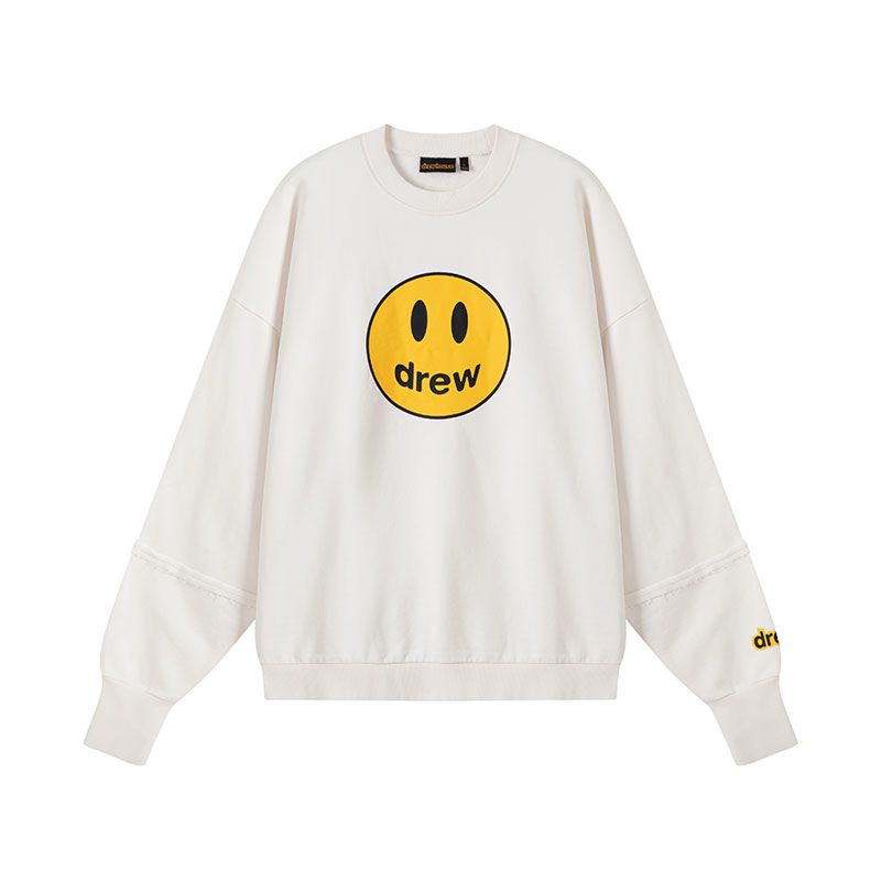 Drew House A笑臉 帽T 白色 DR-SS20-312