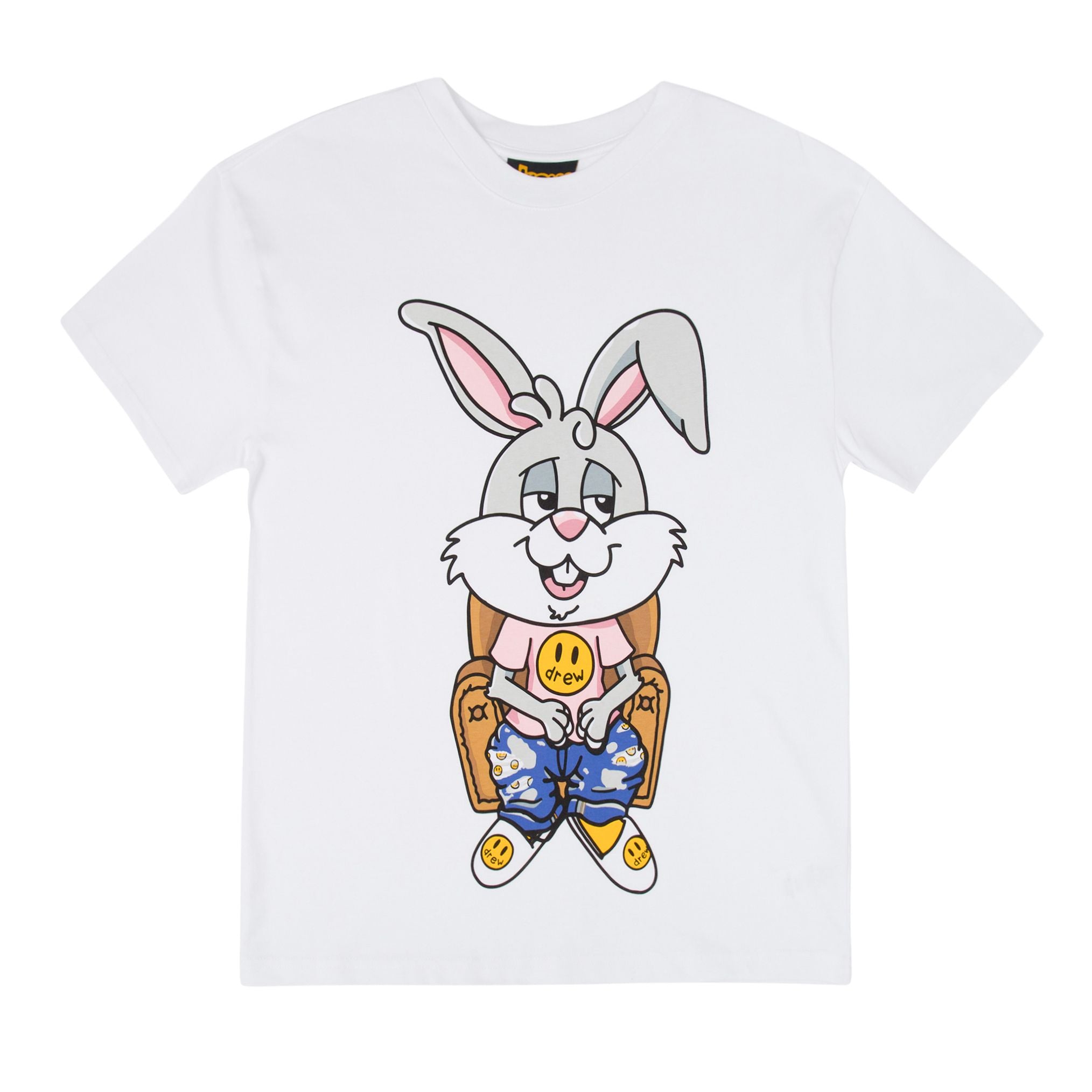 Drew House 小兔子 短袖T恤 白色 DR-SS21-41