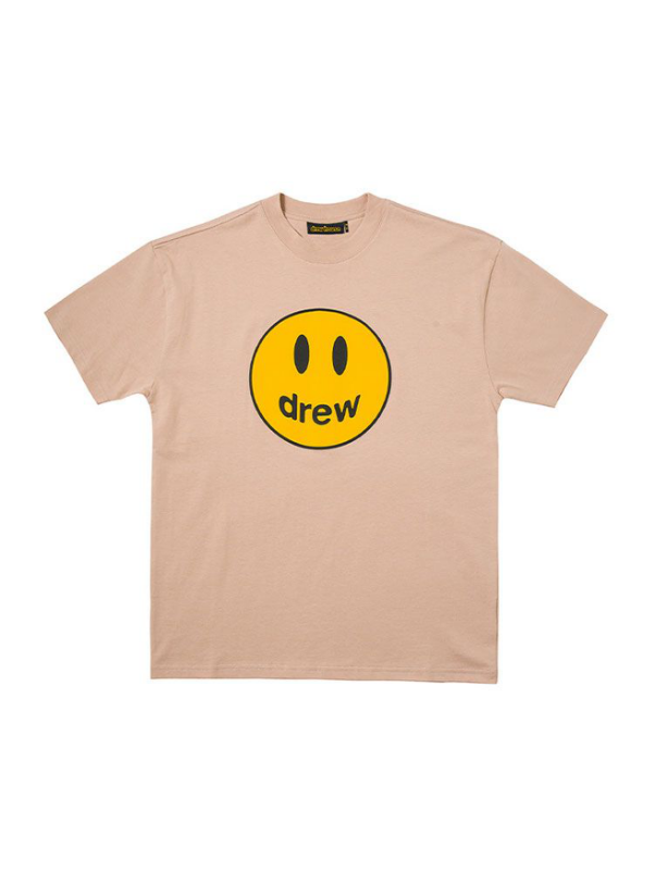 Drew House A笑臉 短袖T恤 玫瑰粉 DR-SS21-5