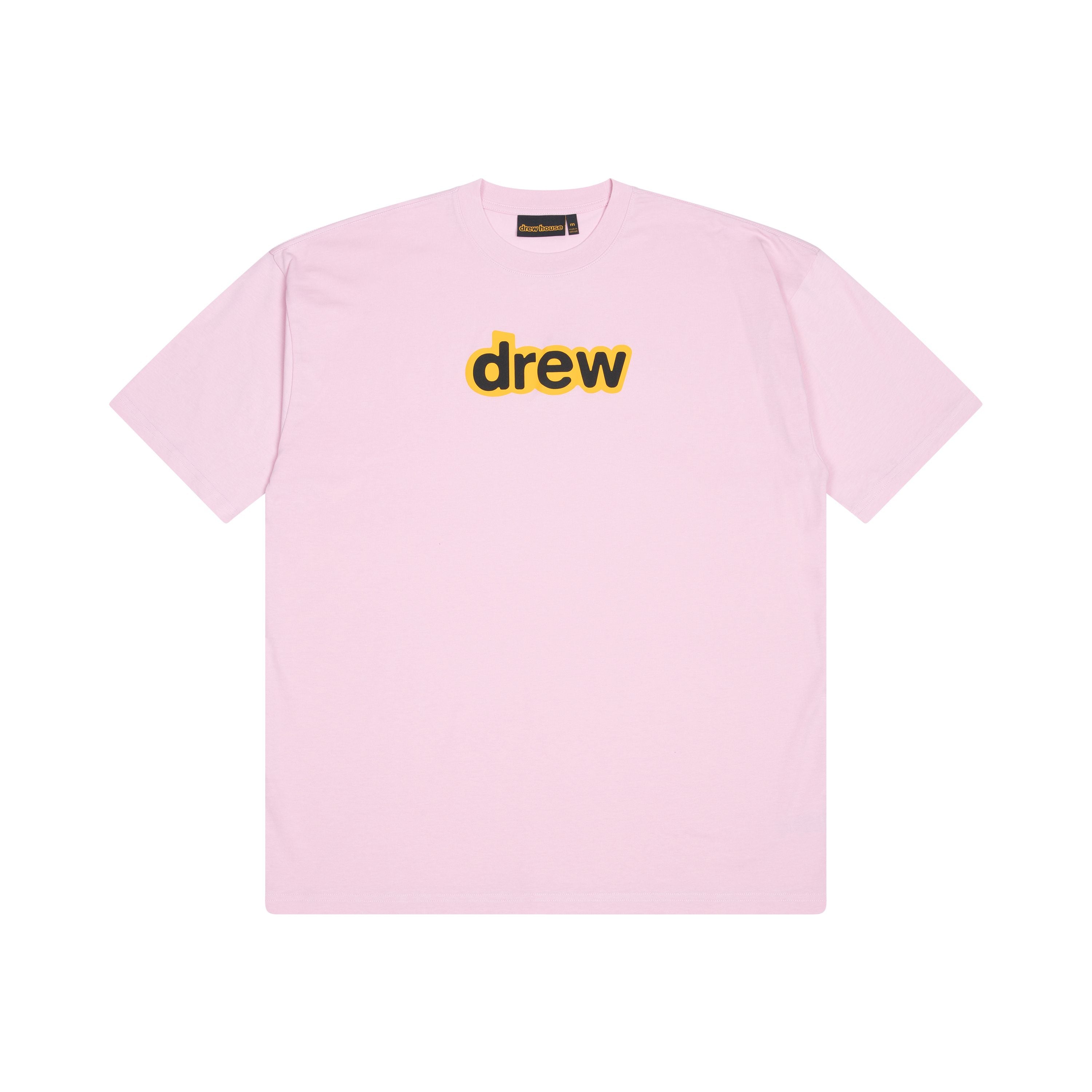Drew House A字母 短袖T恤 草莓色 DR-SS22-166
