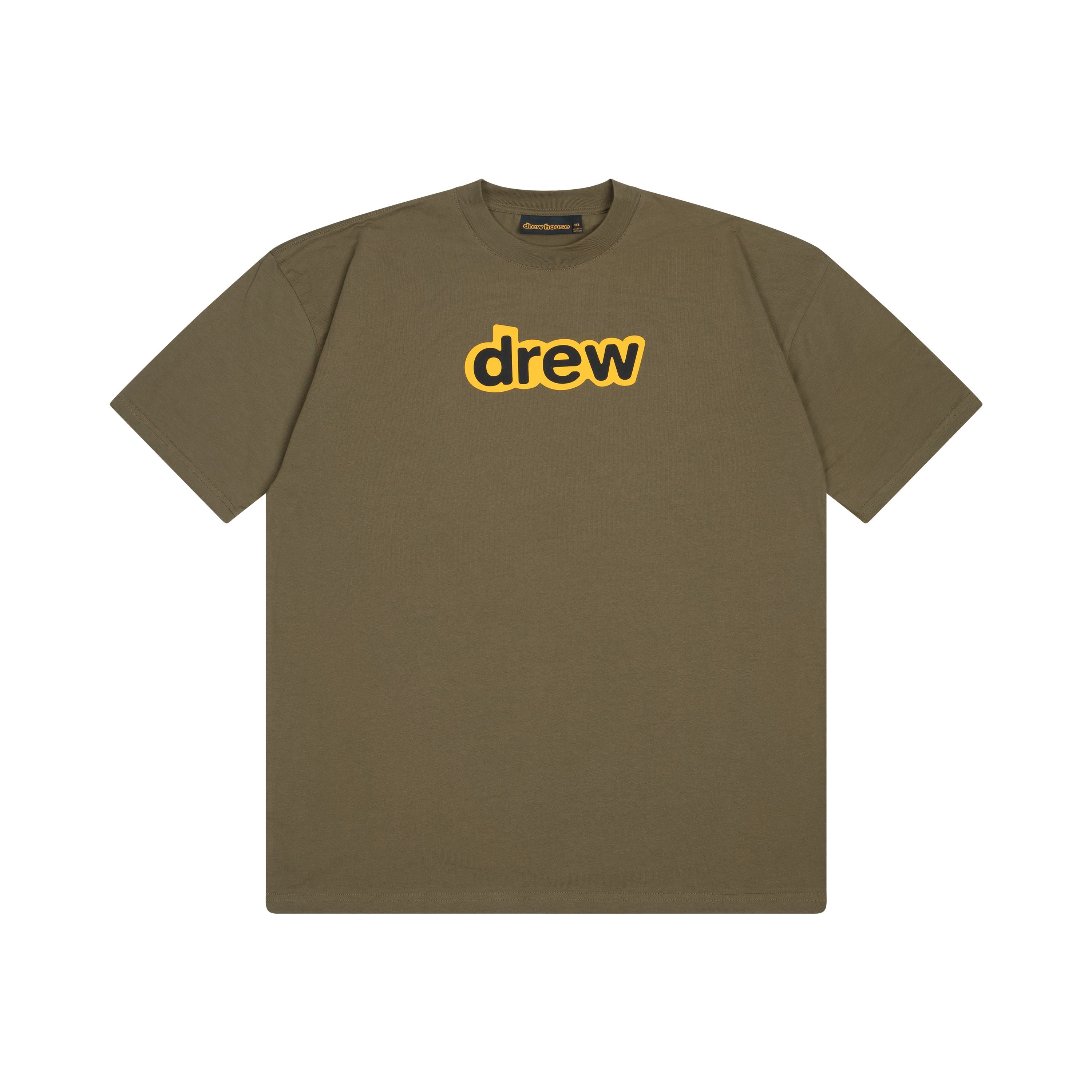 Drew House A字母 短袖T恤 橄欖色 DR-SS22-211