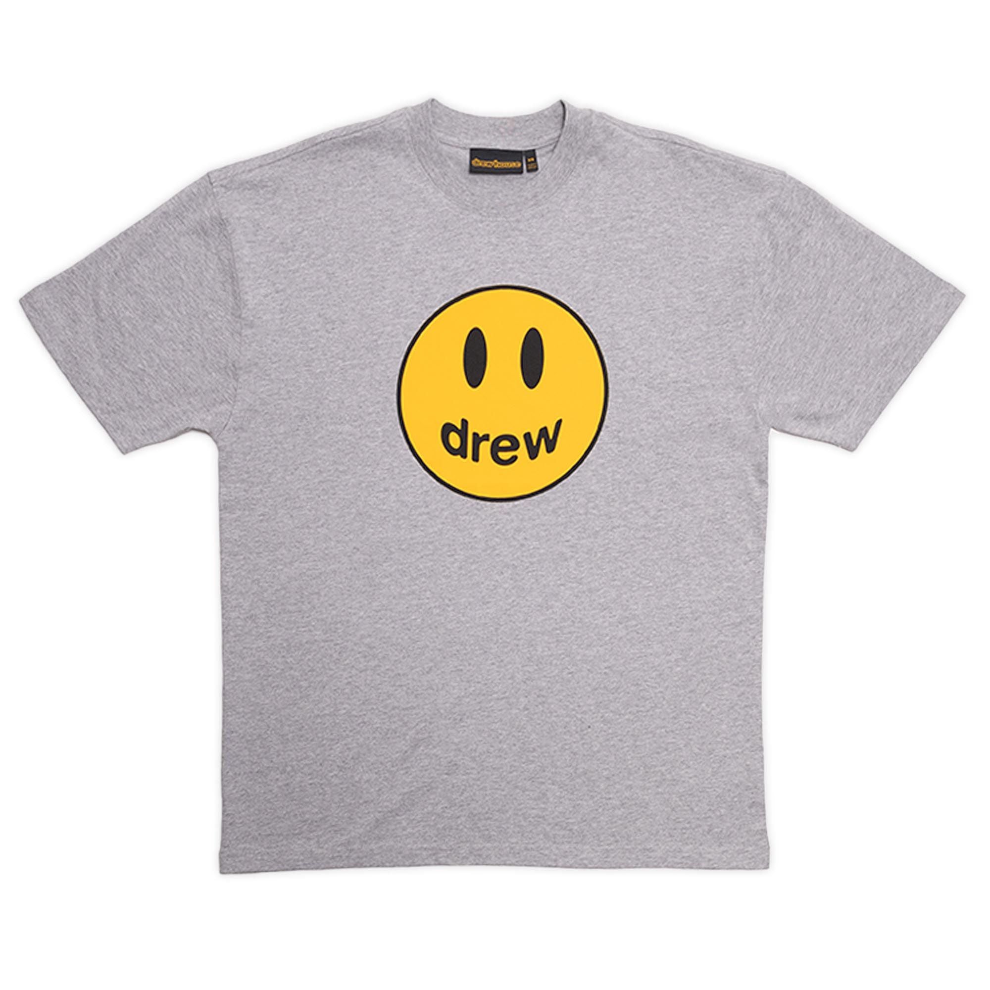 Drew House A笑臉 短袖T恤 麻灰色 DR-SS22-668