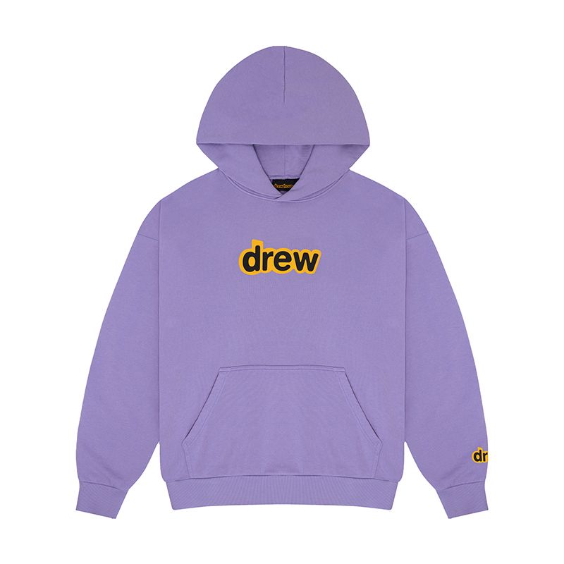 Drew House A字母 帽T 薰衣草紫 DR-SS23-74
