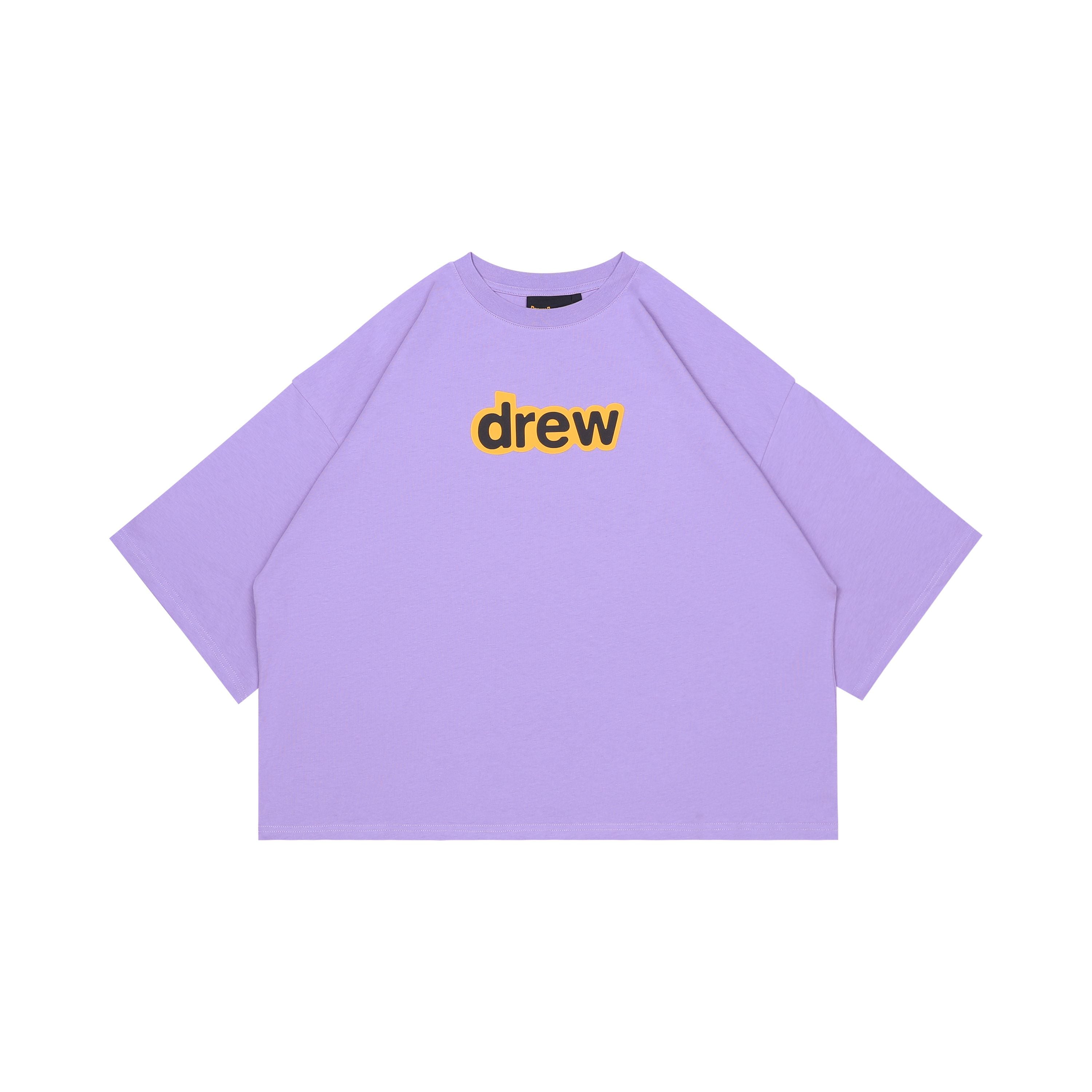 Drew House A字母 短袖T恤 薰衣草紫 DW-FW22-1223-03
