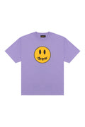 Drew House A笑臉 短袖T恤 薰衣草色 DW-FW23-002