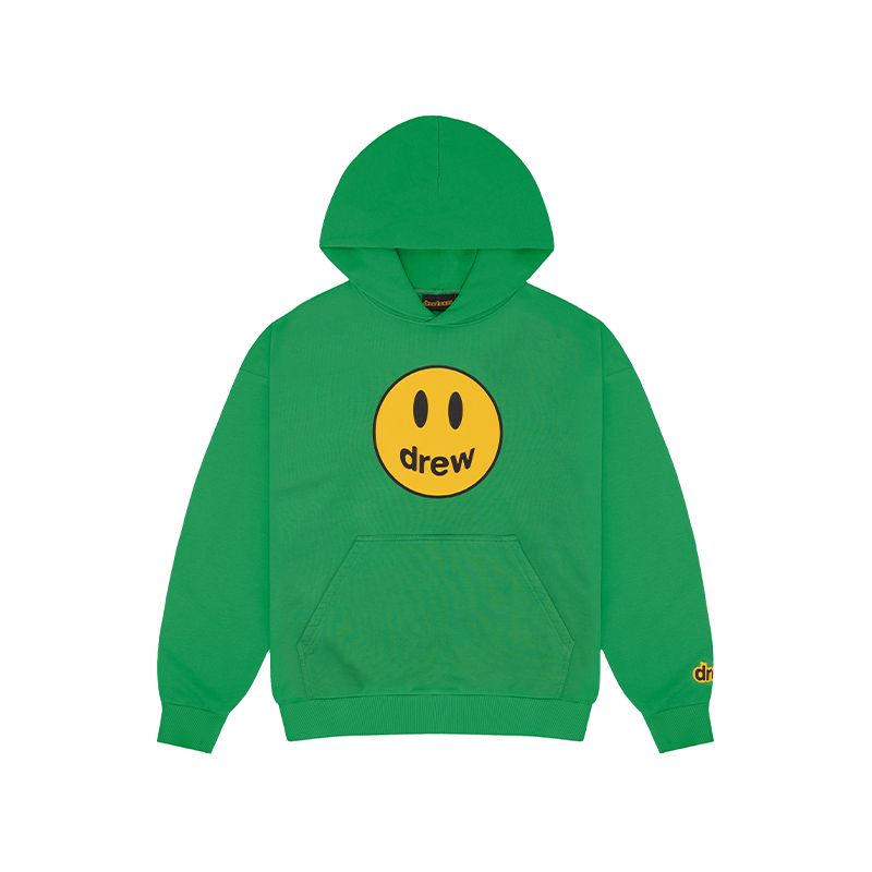 Drew House A笑臉 帽T 綠色 DW-fw23-003