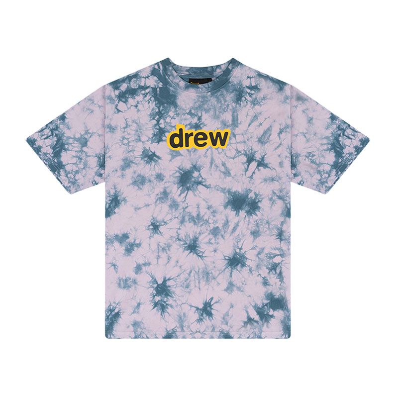 Drew House A字母 短袖T恤 丁香紫紮染 DWSS231503