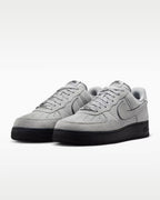 NIKE AIR FORCE 1 '07 麂皮 黑底 羊毛灰 男款 HQ1966-001