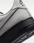 NIKE AIR FORCE 1 '07 麂皮 黑底 羊毛灰 男款 HQ1966-001