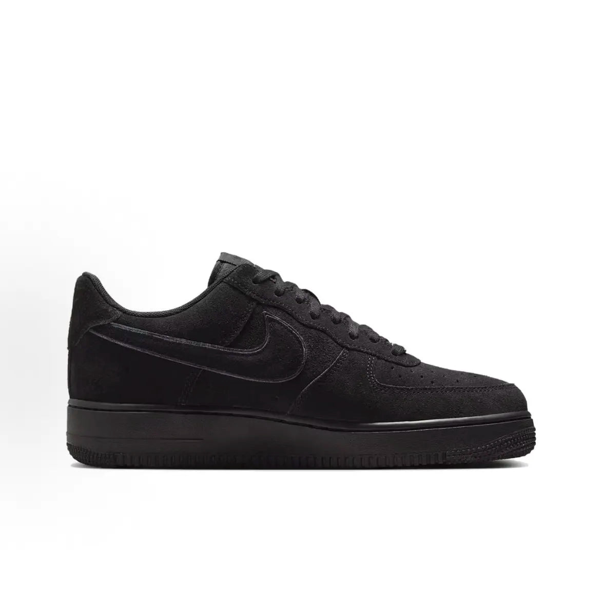 Nike Air Force 1 Low "Black Cat" 黑豹 麂皮 黑色 HQ1966-002