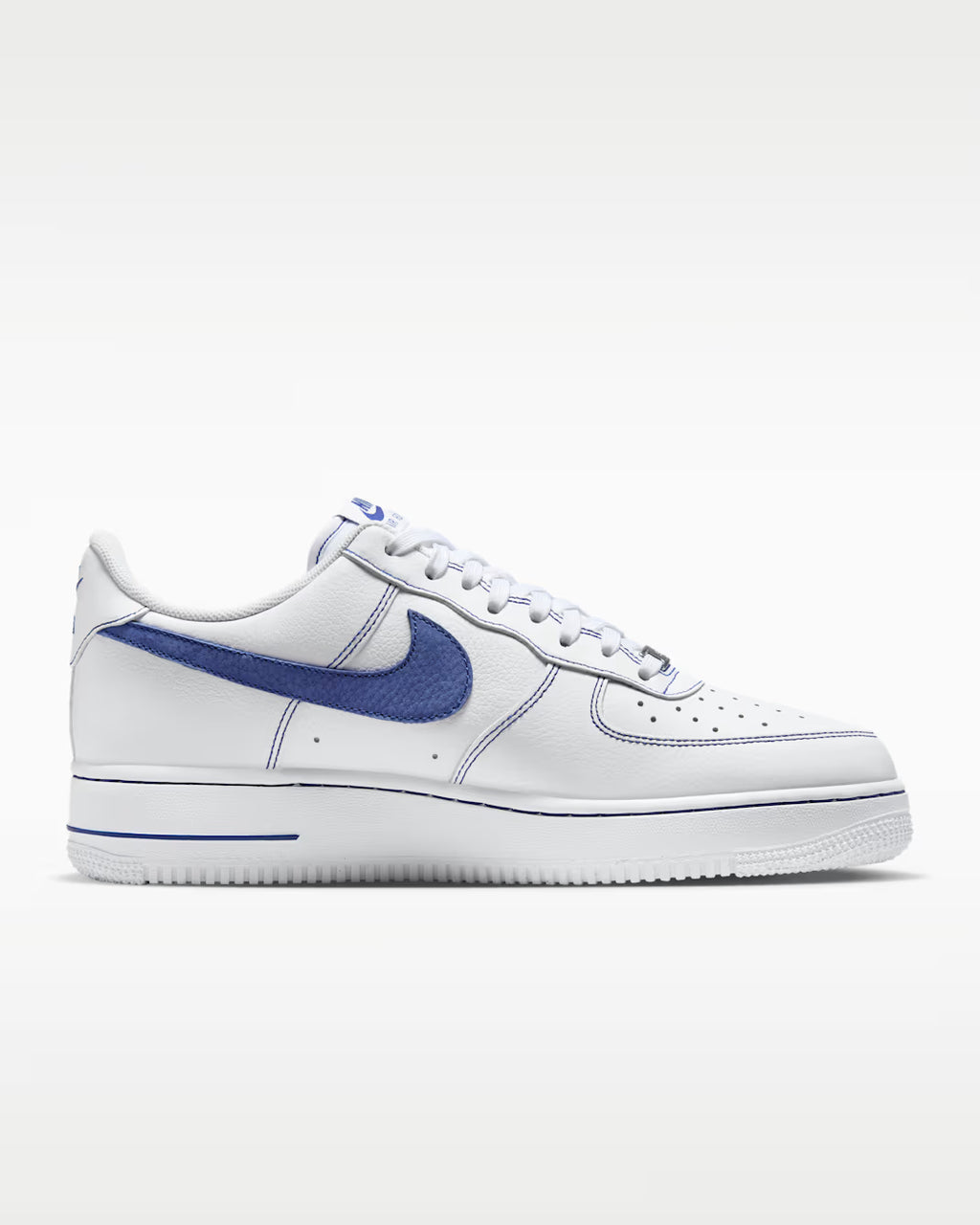 Nike Air Force 1 '07 LV8 白藍縫線荔枝皮 HQ2037-100