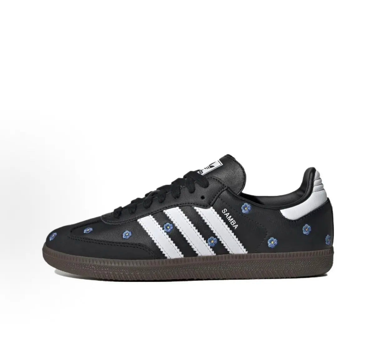 adidas originals SAMBA OG 刺繡小花 黑 IF4397