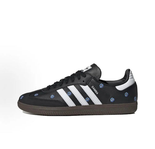 adidas originals SAMBA OG 刺繡小花 黑 IF4397
