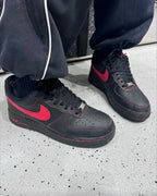 Nike Air Force 1 "Bred" 縫線 黑紅 HQ2037-005
