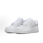 Nike Air Force METALLIC SILVER 全白 鉚釘 銀勾 FQ8887-100