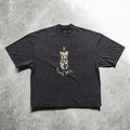 𝗞𝗔𝗦𝗔𝗢 𝗠𝗔𝗗𝗘®︎ FW24 “The FlameDo” Tee Washed Dark Navy