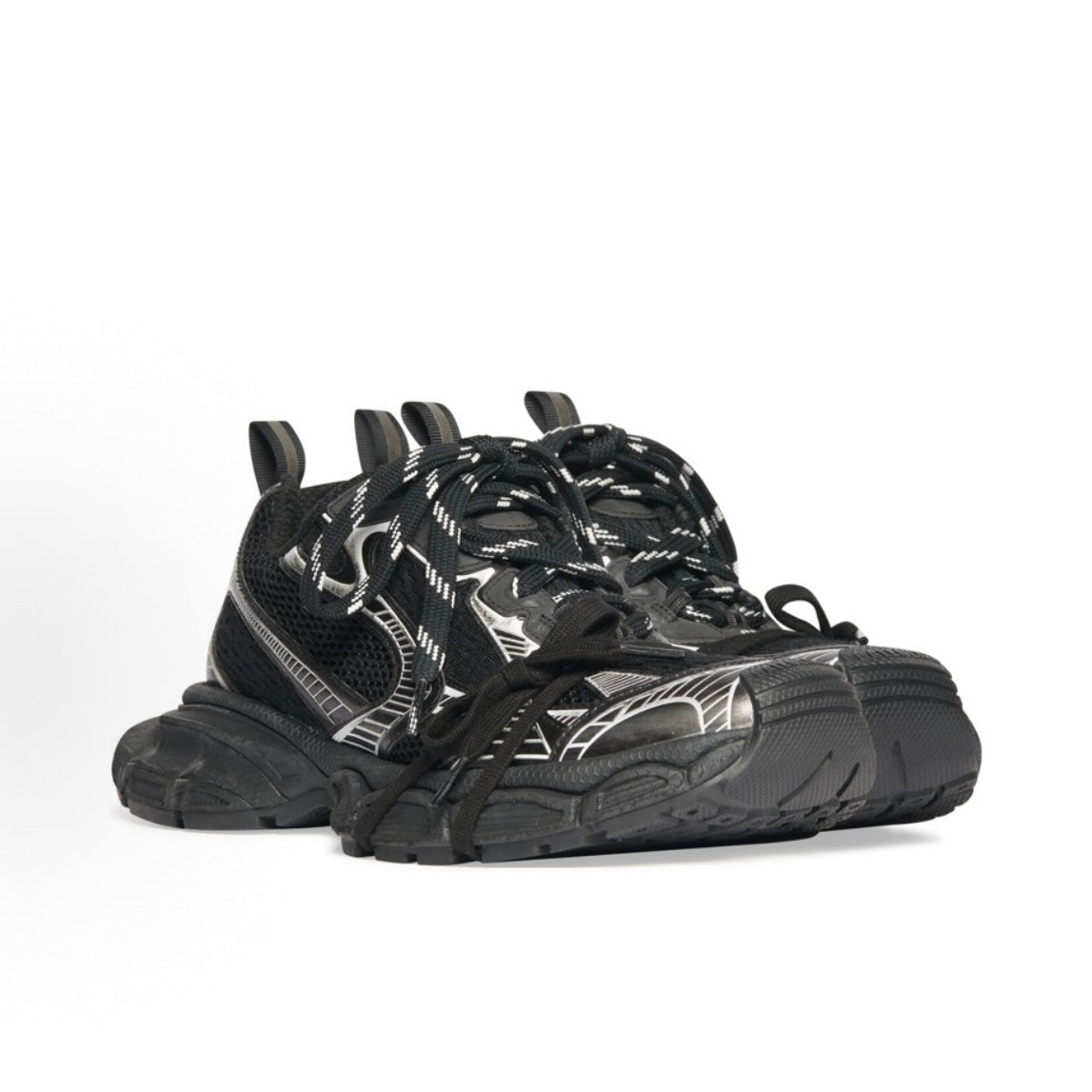 BALENCIAGA 巴黎世家 3XL Sneaker Black / Silver