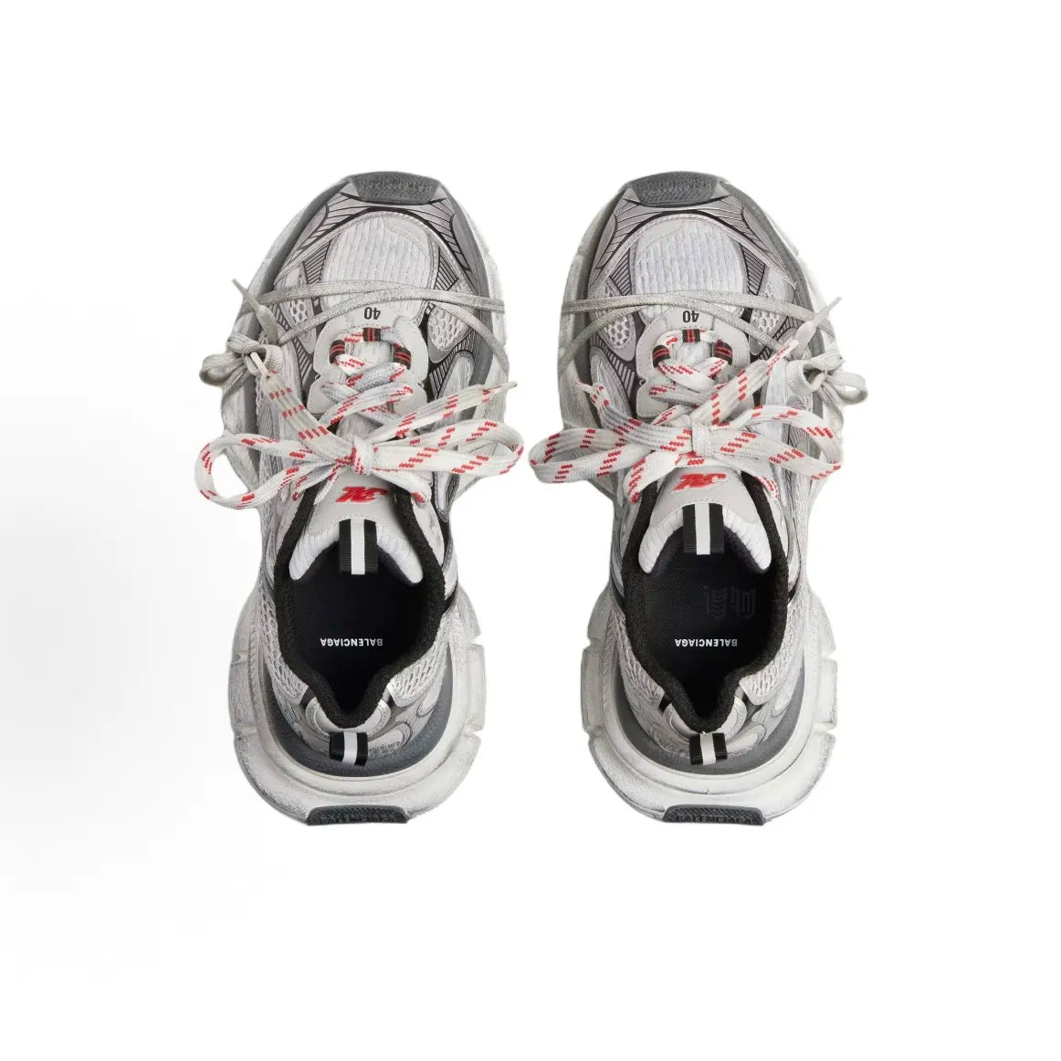 BALENCIAGA  巴黎世家 3XL Sneaker White/ Red