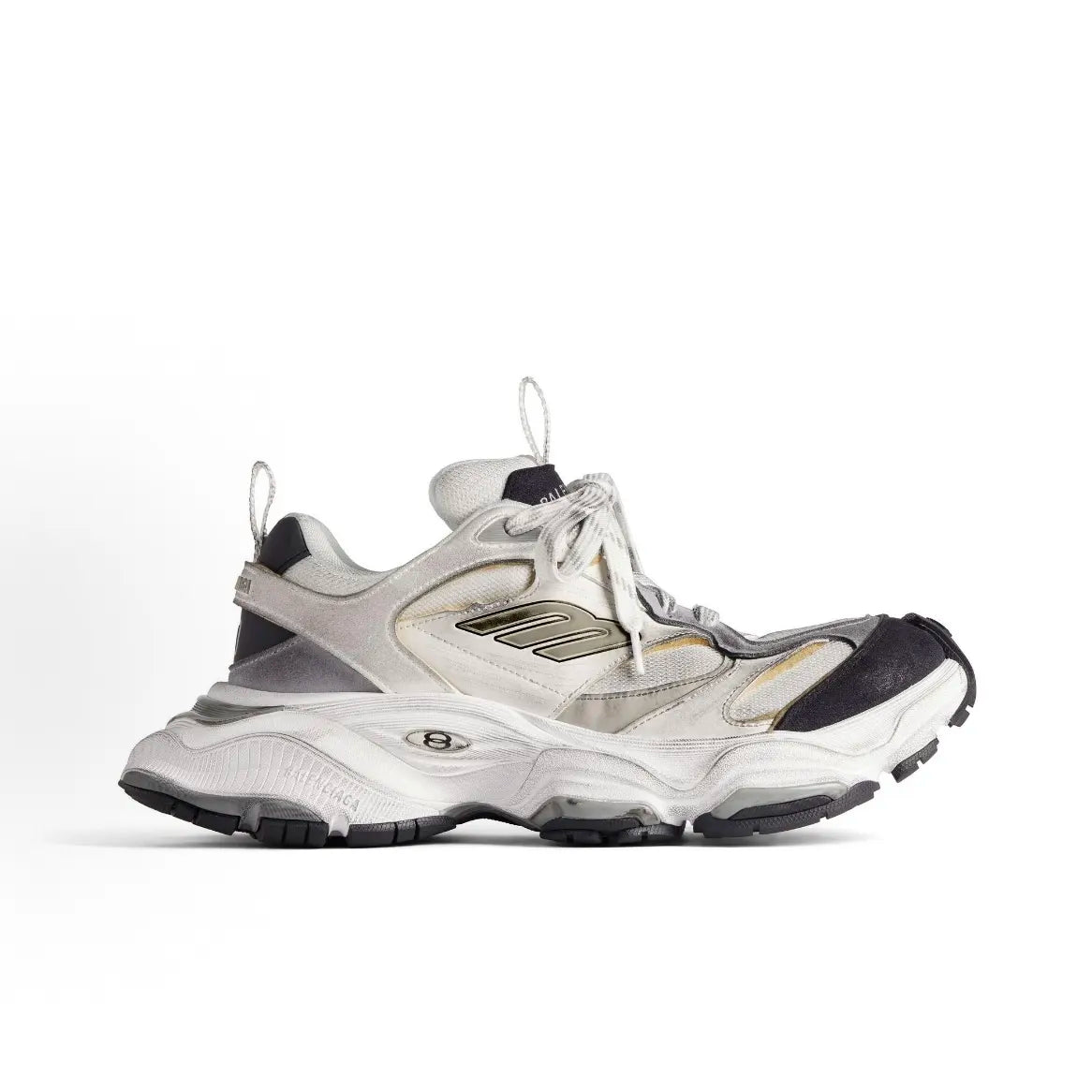 BALENCIAGA 巴黎世家 Cargo Sneaker White Grey