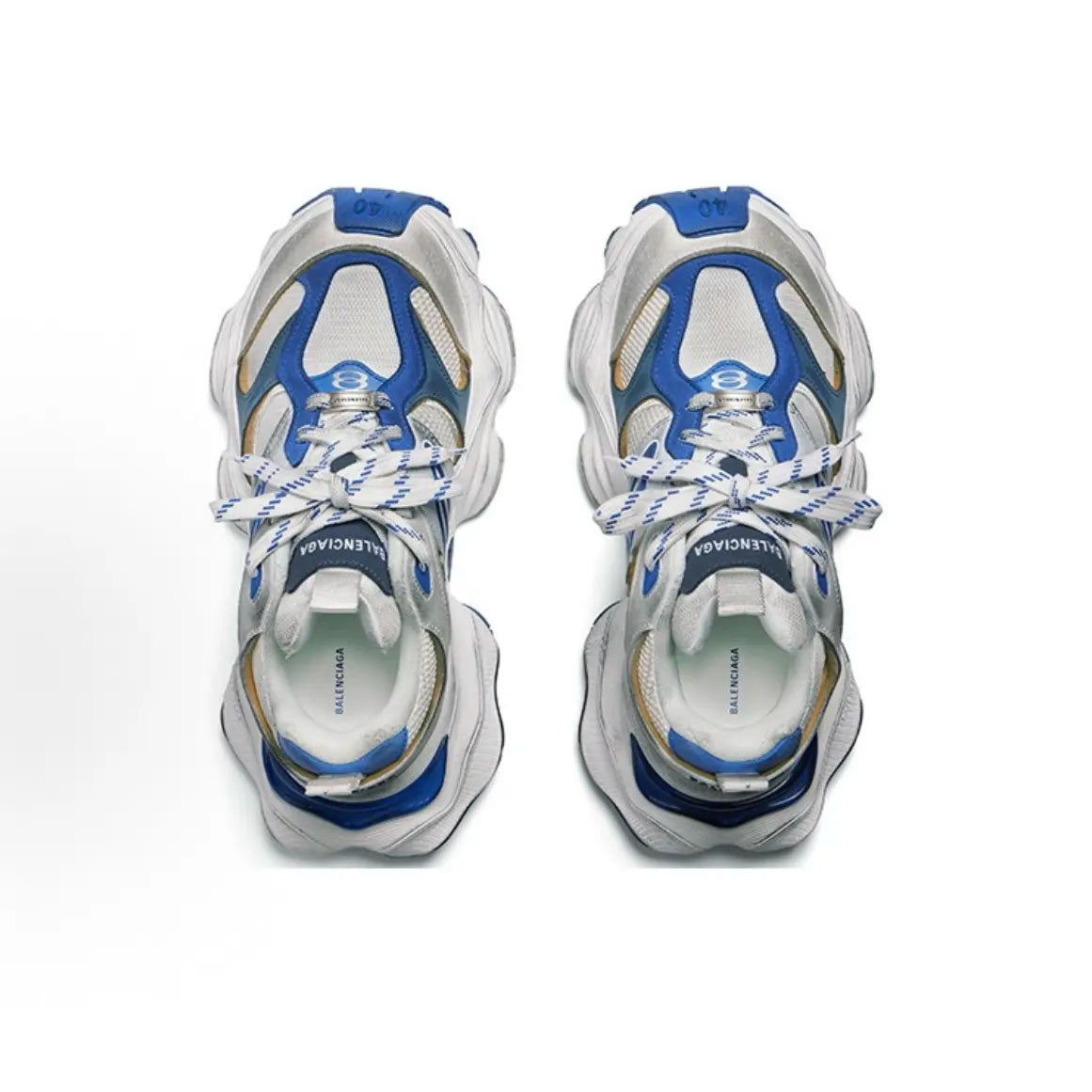 BALENCIAGA 巴黎世家 Cargo Sneaker Grey/White/Blue