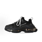 BALENCIAGA 巴黎世家 Triple S Clear Sole Double Black 女款