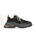 BALENCIAGA 巴黎世家 Triple S Clear Sole Double Black 女款