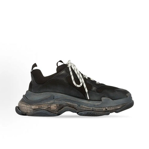BALENCIAGA 巴黎世家 Triple S Clear Sole Double Black 女款