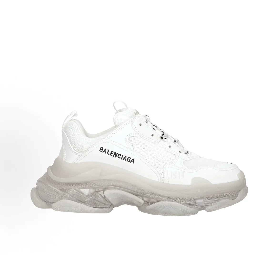 BALENCIAGA 巴黎世家 Triple S Clear Sole White 女款