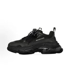 BALENCIAGA 巴黎世家 Triple S Clear Sole Black 男款