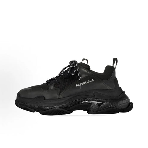 BALENCIAGA 巴黎世家 Triple S Clear Sole Black 男款