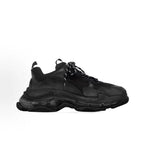 BALENCIAGA 巴黎世家 Triple S Clear Sole Black 男款