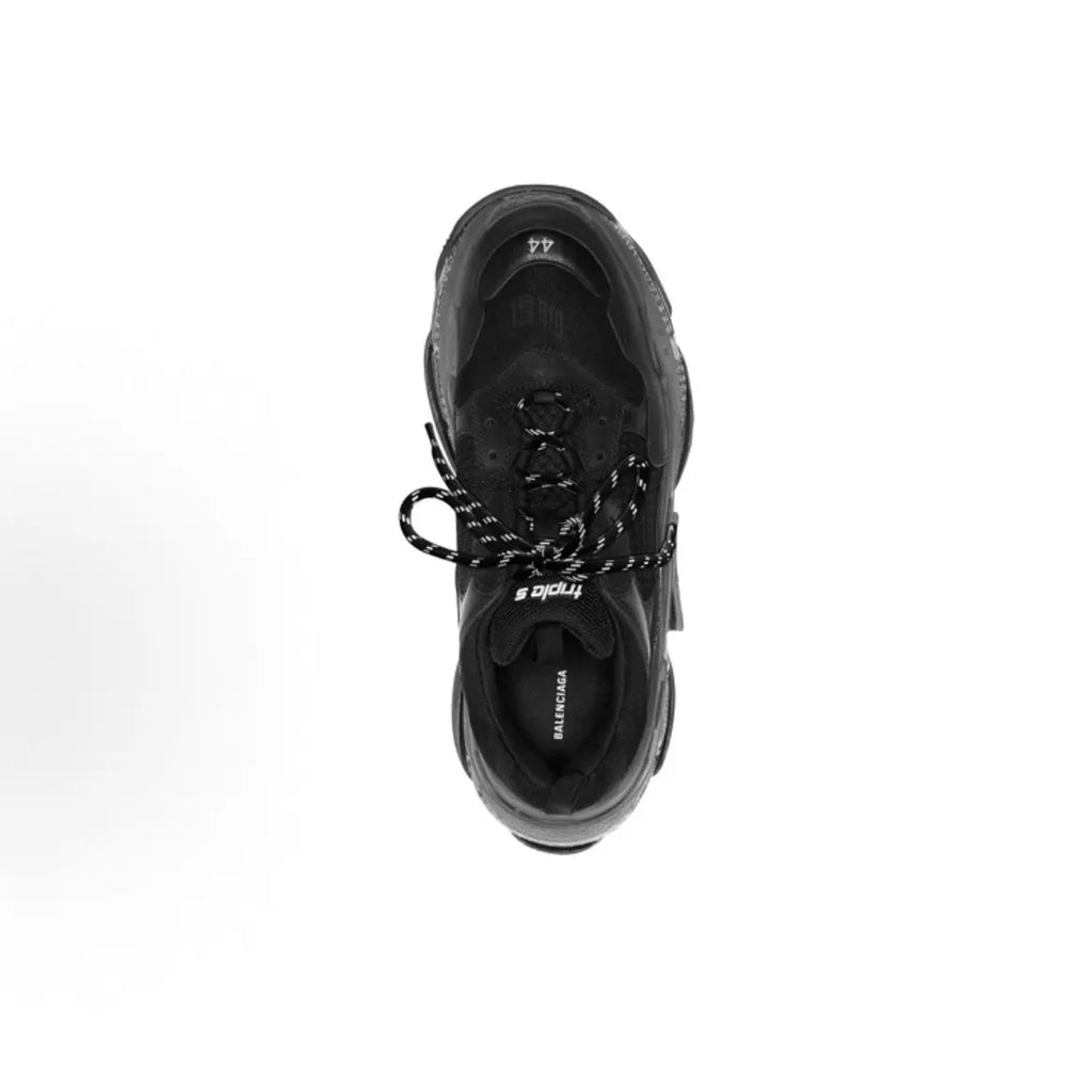 BALENCIAGA 巴黎世家 Triple S Clear Sole Black 男款