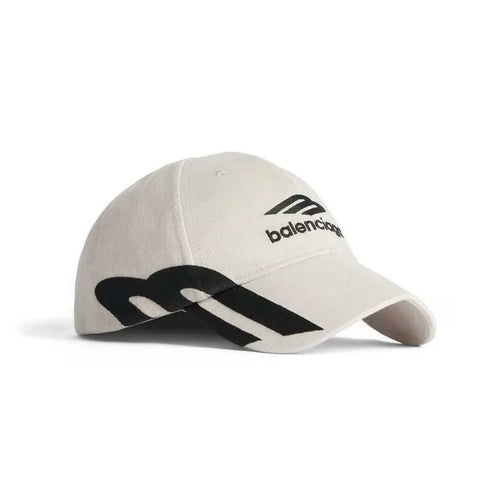BALENCIAGA 巴黎世家 3b Sports Icon Cap in Light Beige