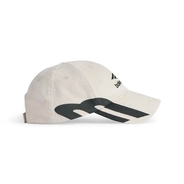 BALENCIAGA 巴黎世家 3b Sports Icon Cap in Light Beige