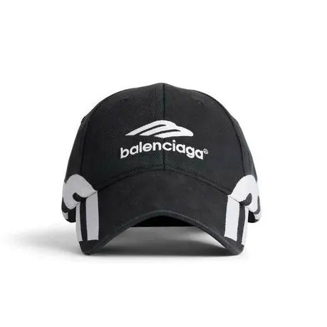 BALENCIAGA 巴黎世家 3b Sports Icon Cap in Black/white